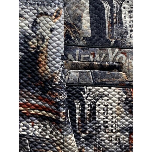 Barabas Men's XL New York All Over Print Waffle Jacket Blazer Paisley Interior - Picture 7 of 16